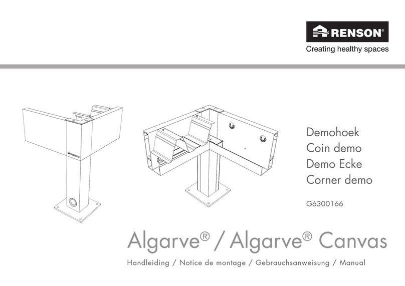 Renson Algarve User manual