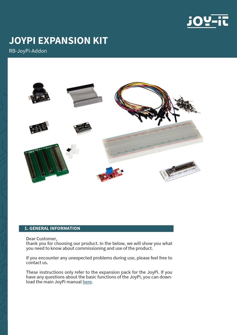 Joy-it RB-JoyPi-Addon manual Joy-it RB-JoyPi-Addon manual