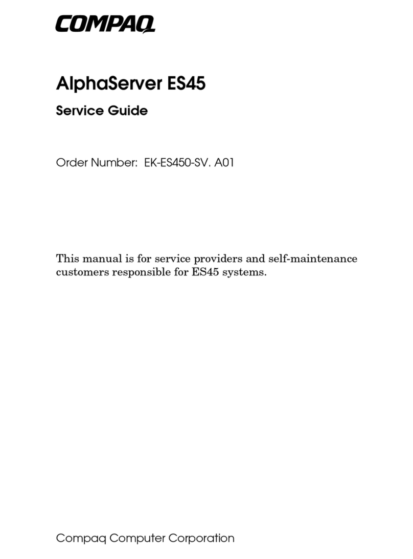 Compaq AlphaServer ES45 User manual