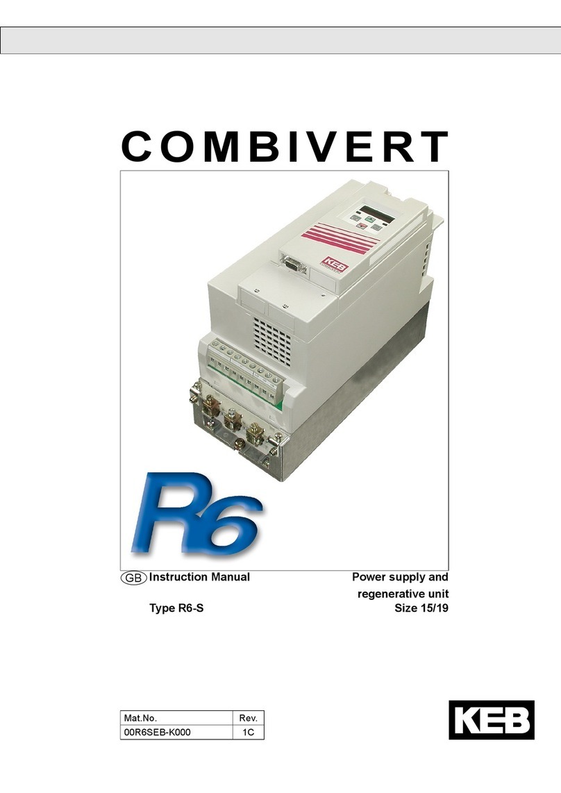 KEBCO Combivert R6 User manual