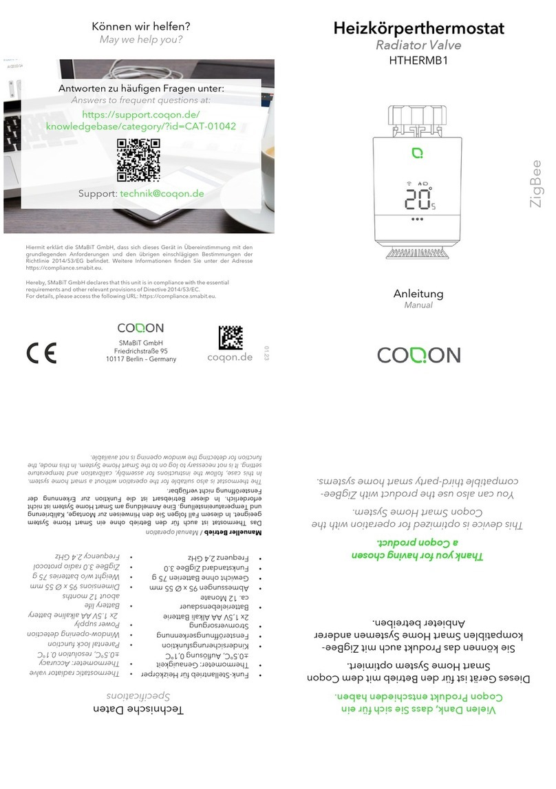 COQON HTHERMB1 manual
