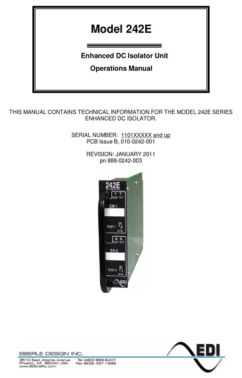 EDI 242E Operation manual