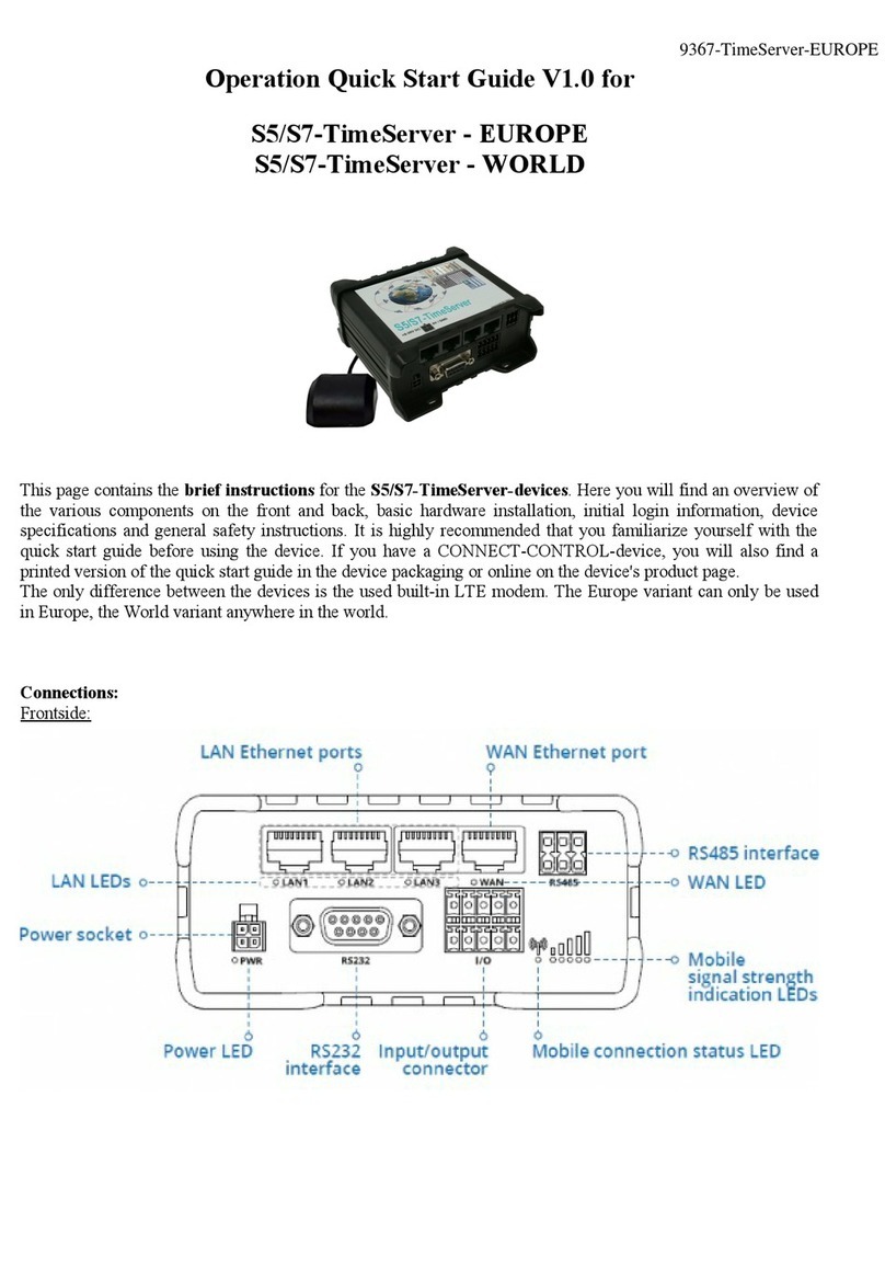 process-informatik S5 TimeServer quick start guide