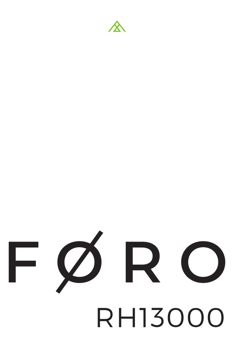 FORO RH13000 manual