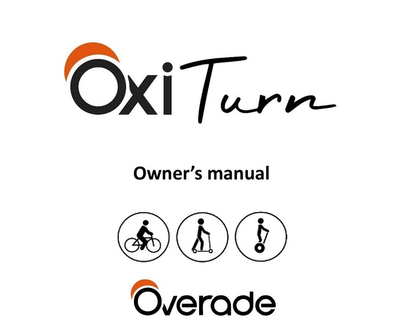 Overade OxiTurn OXTR owner's manual