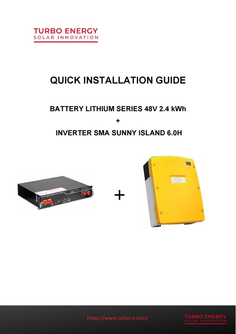 Turbo Energy Lithium Series Quick installation guide