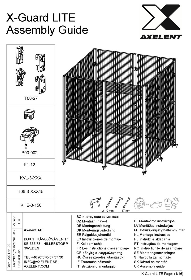 Axelent X-Guard LITE Assembly guide