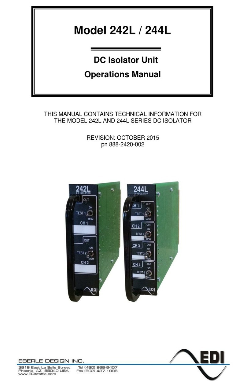 EDI 242L Operation manual