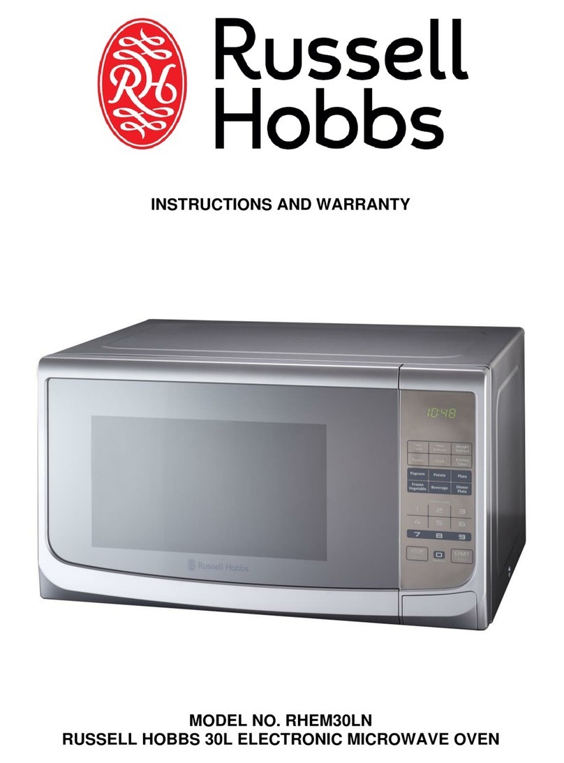 Russell Hobbs RHEM30LN Installation guide