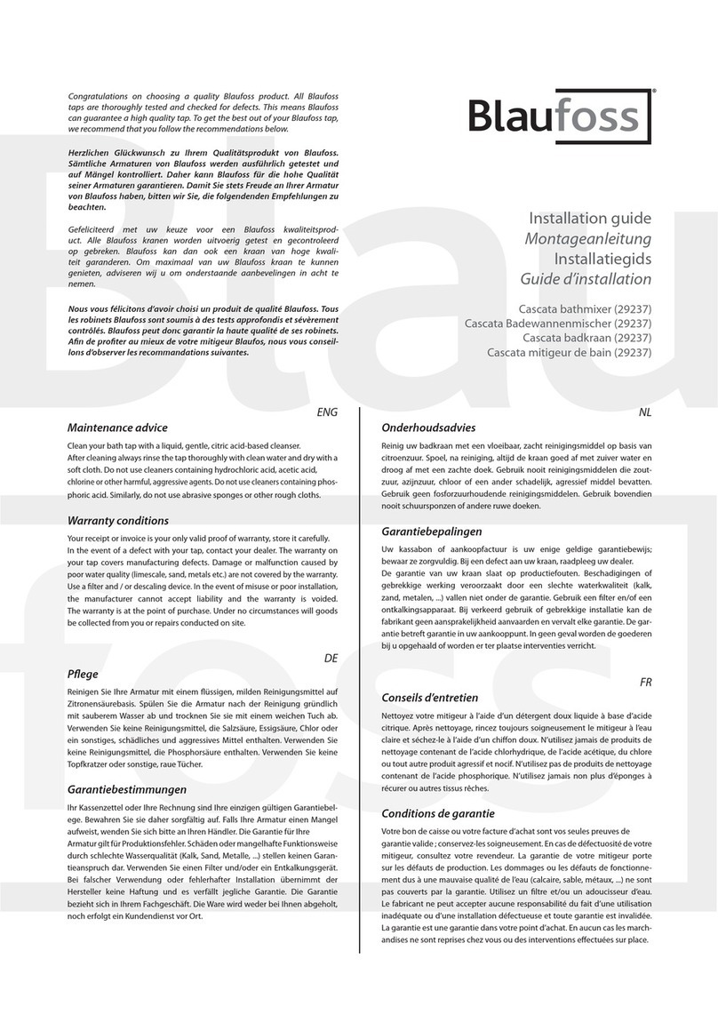 Blaufoss CASCATA 29237 User manual