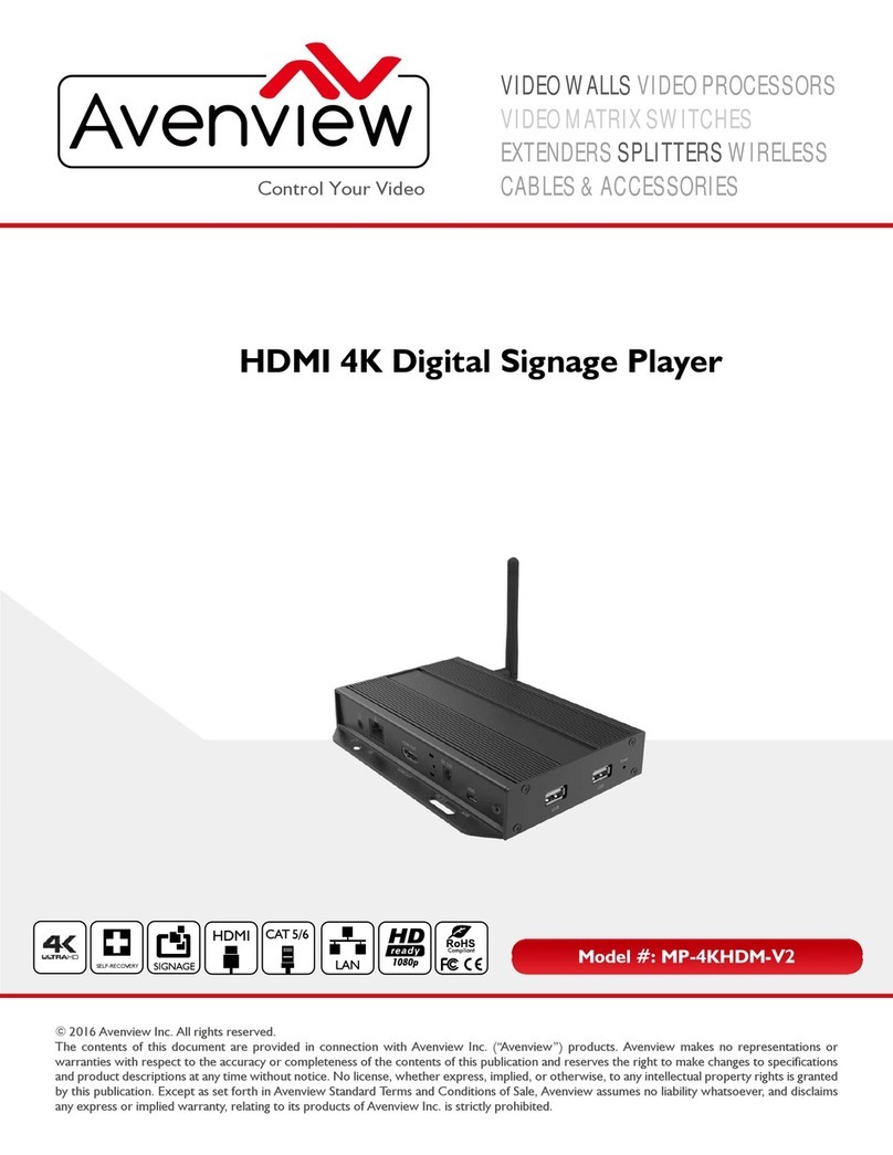Avenview MP-4KHDM-V2 manual