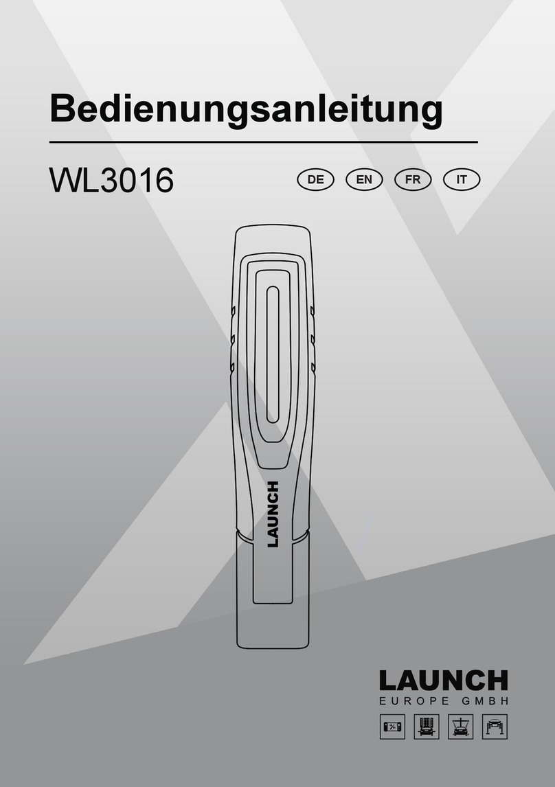 Launch WL3016 operating instructions