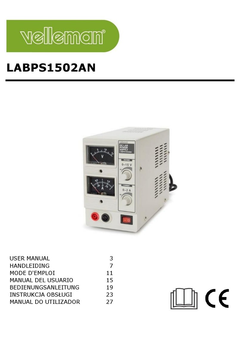Velleman LABPS1502AN User manual