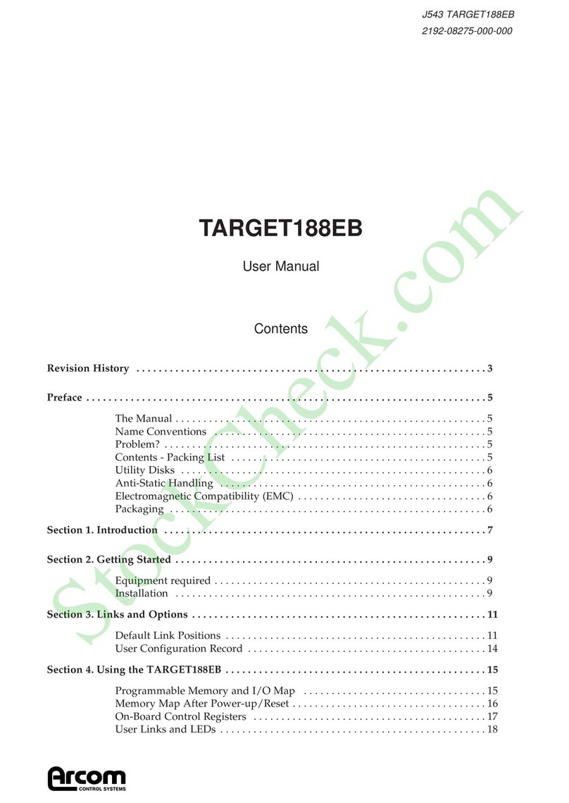 Arcom TARGET188EB user manual