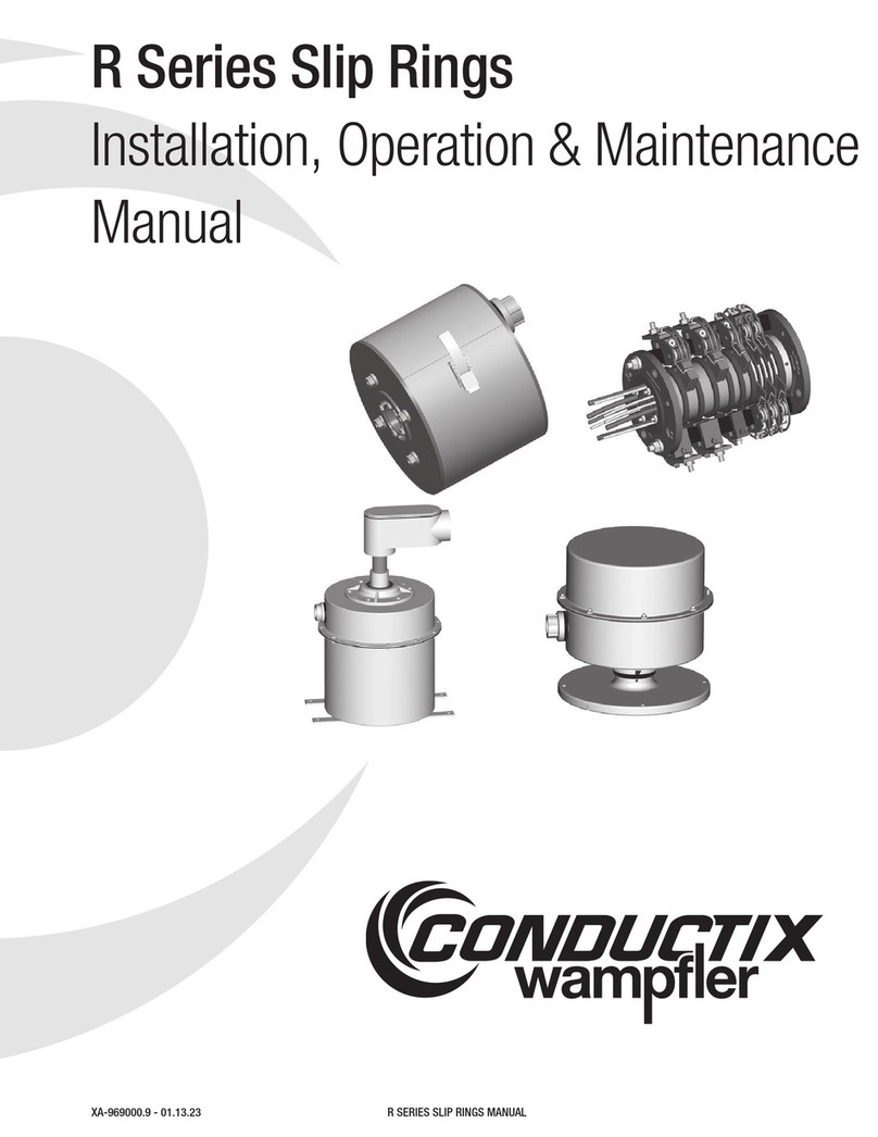 Conductix-Wampfler R Series Installation, operation & maintenance manual