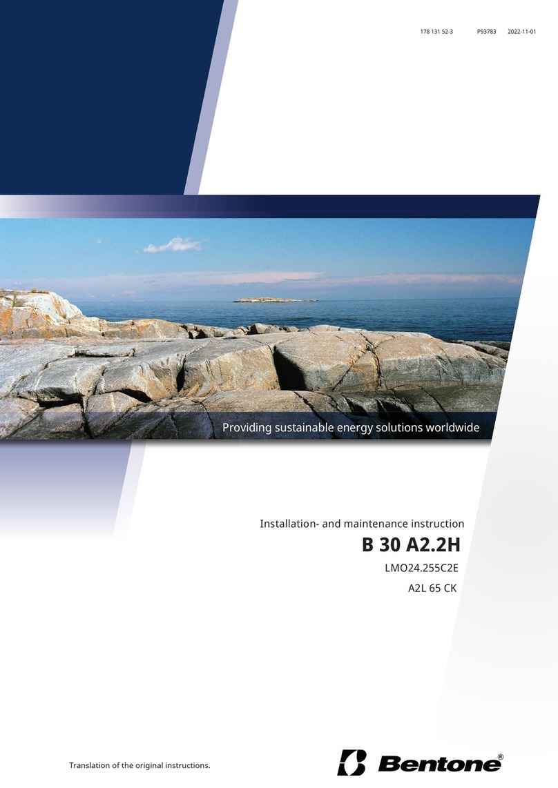 Bentone B 30 A2.2H Technical specifications