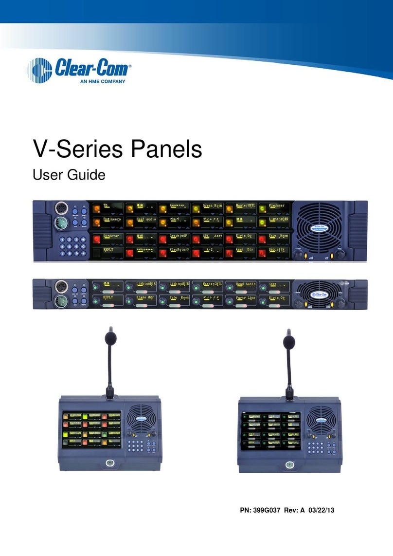 HME Clear-Com V Series User manual