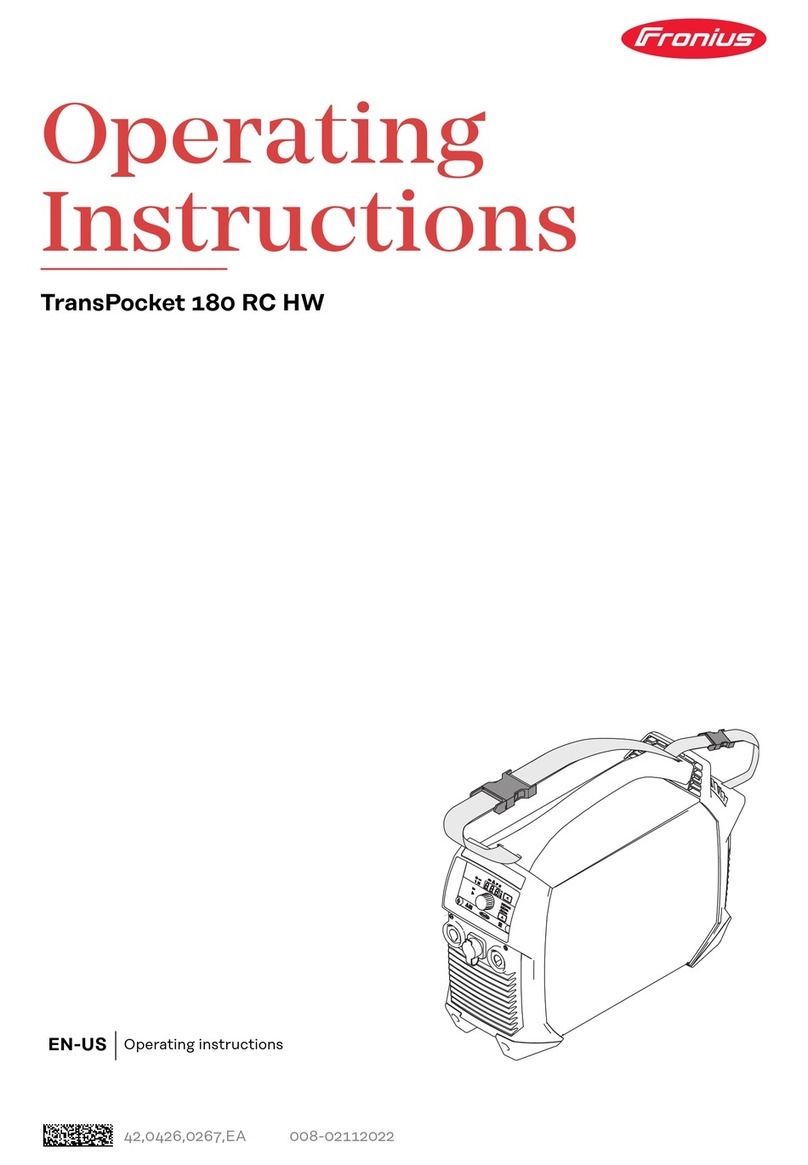 FRO­NIUS TransPocket 180 RC HW User manual