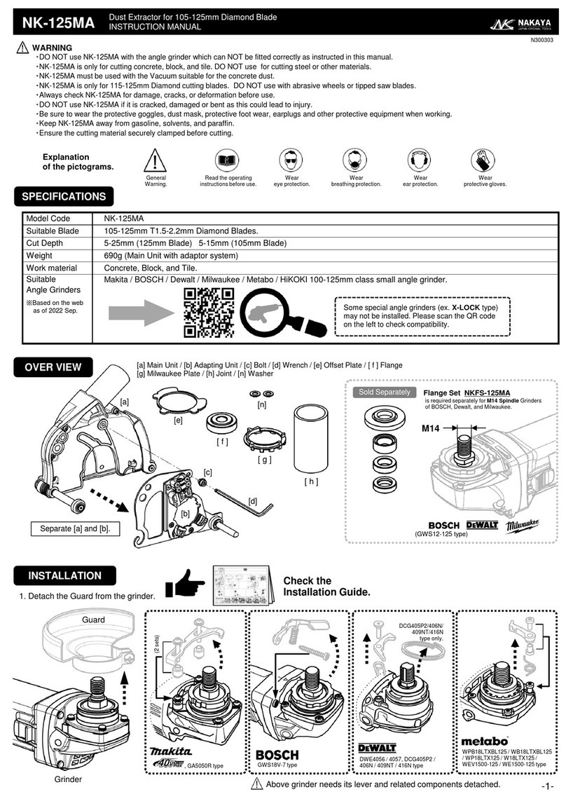 NAKAYA NK-125MA instruction manual