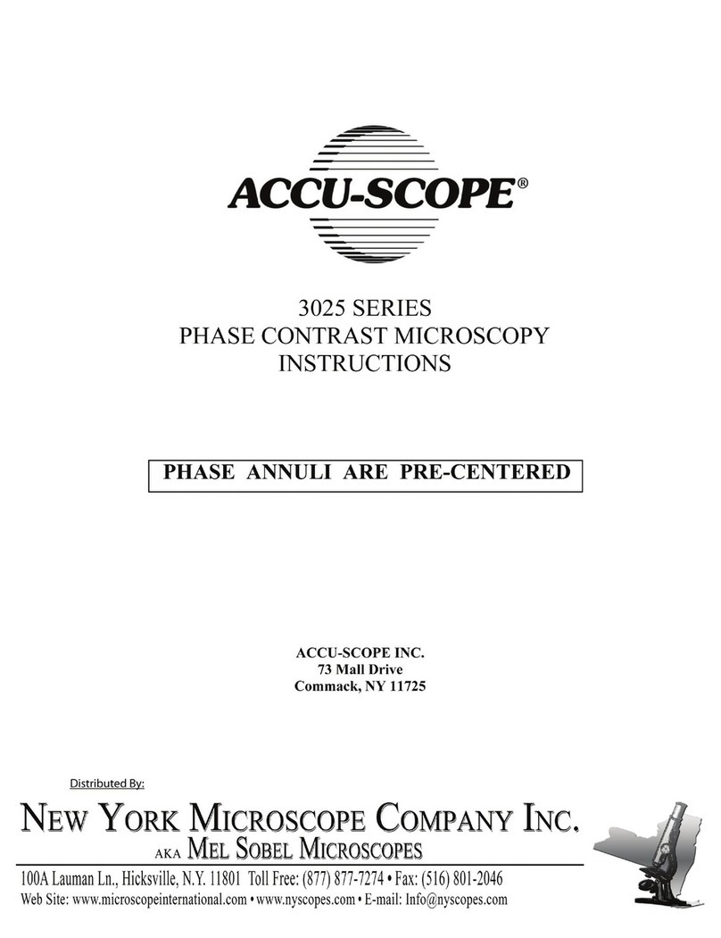 Accu-Scope 3025 Series instructions