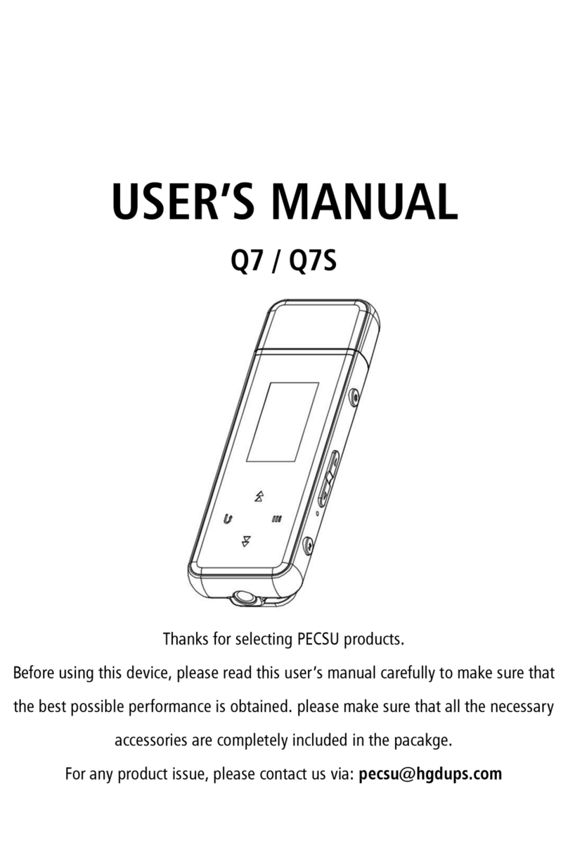 PECSU Q7 user manual