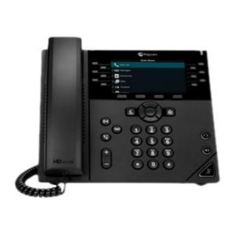 SW Comms Polycom VVX450 Instruction manual