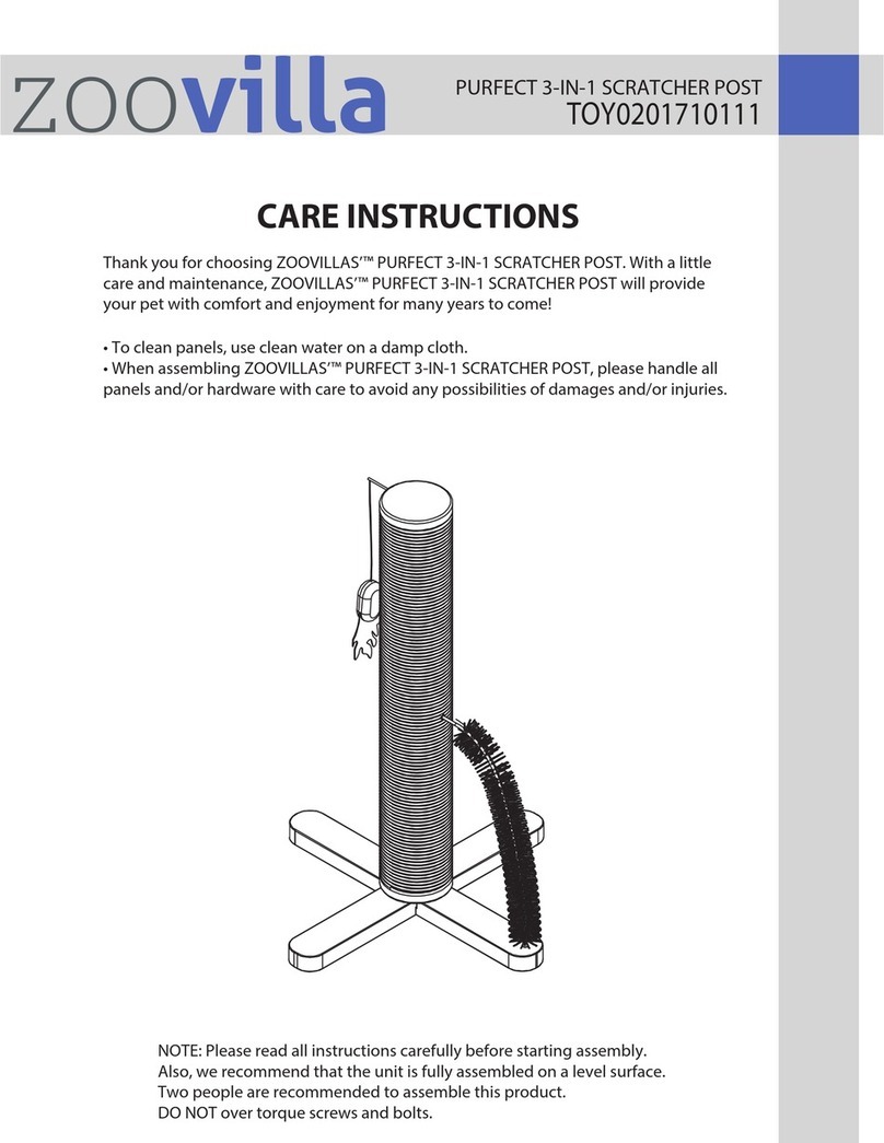 Zoovilla TOY0201710111 Installation guide Zoovilla TOY0201710111 Installation guide