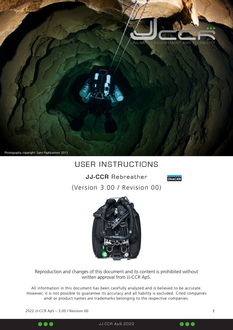 JJ-CCR Rebreather DiveCAN User instructions
