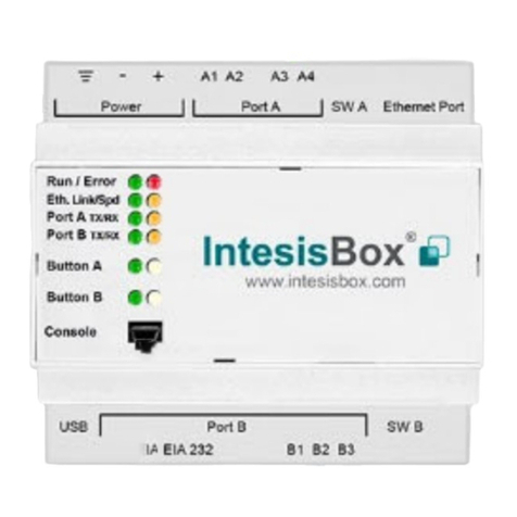 Intesis IntesisBox KNX Series user manual