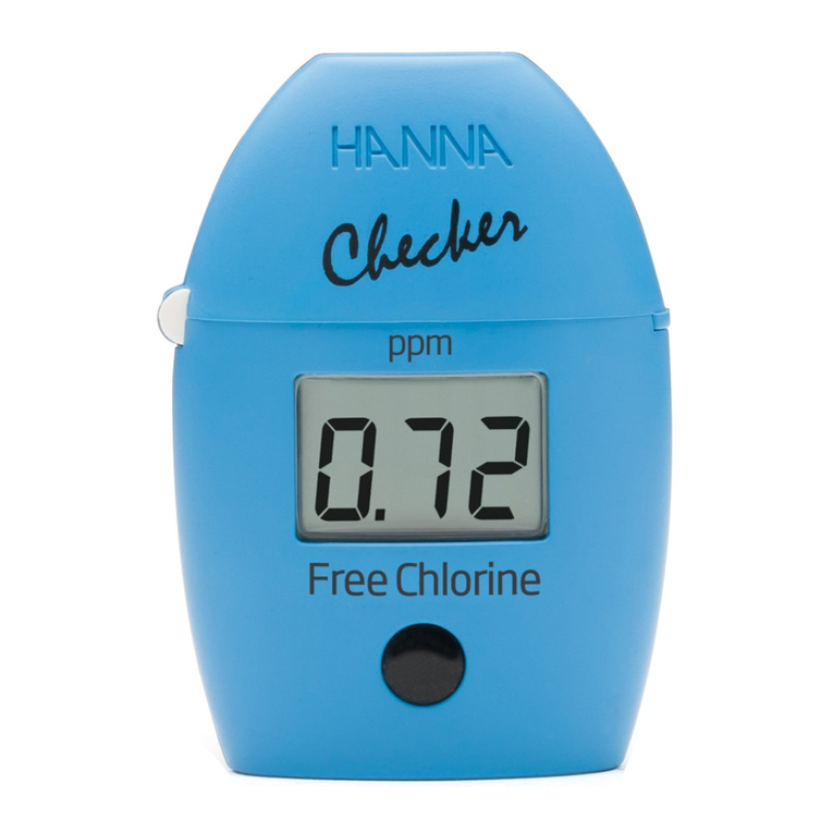 Hanna Instruments Checker HI701 User manual