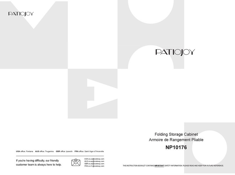 PATIOJOY NP10176 User manual