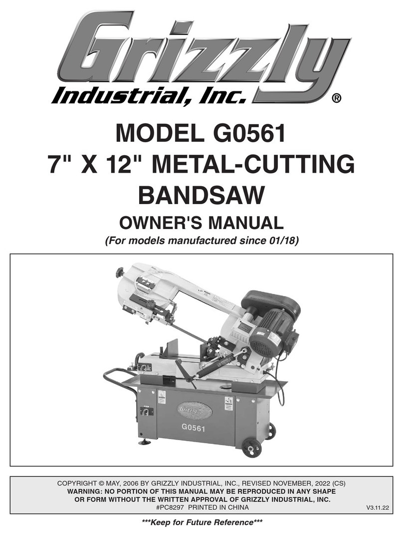 Grizzly G0561 User manual Grizzly G0561 User manual