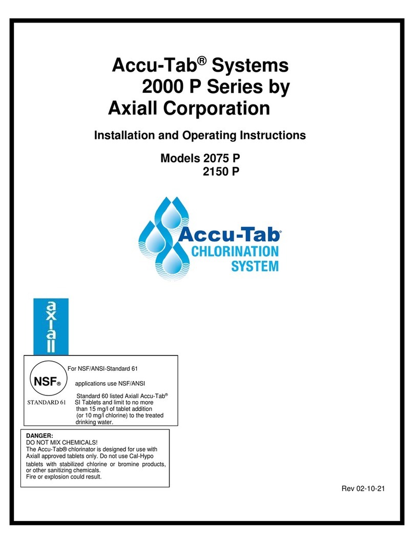 Axiall Accu-Tab 2000 P Series User manual