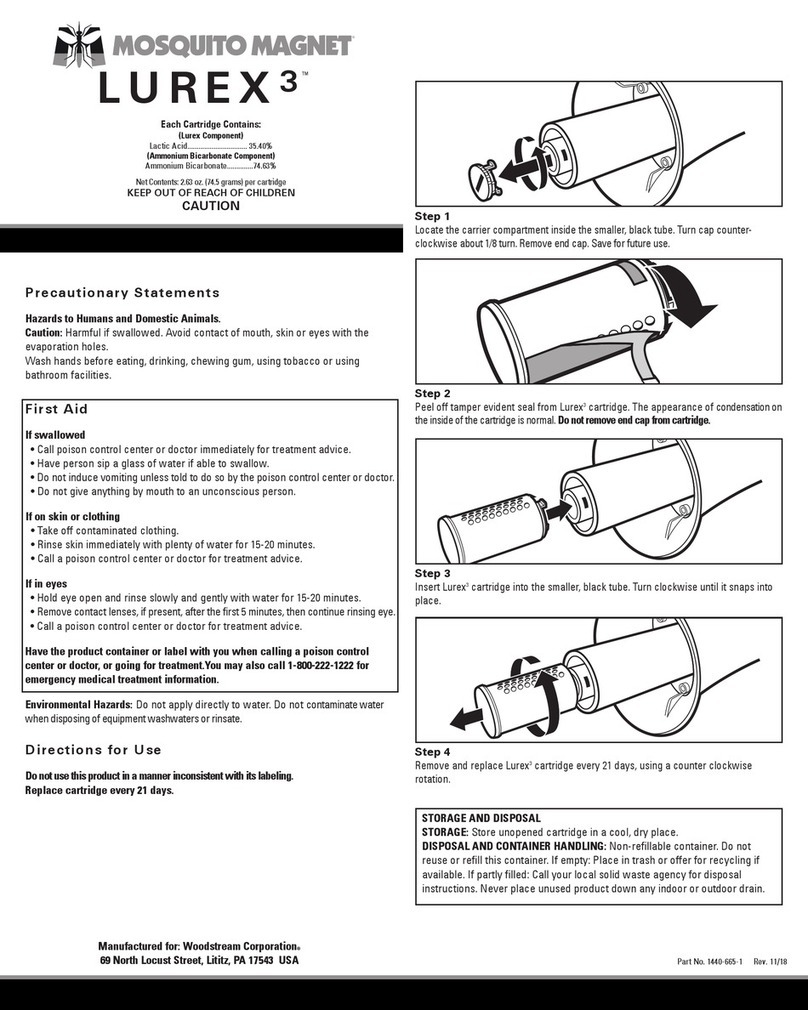Mosquito Magnet Lurex3 quick start guide