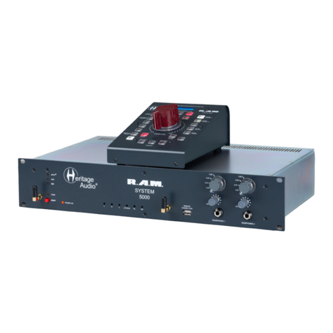 Heritage Audio RAM SYSTEM 5000 user manual
