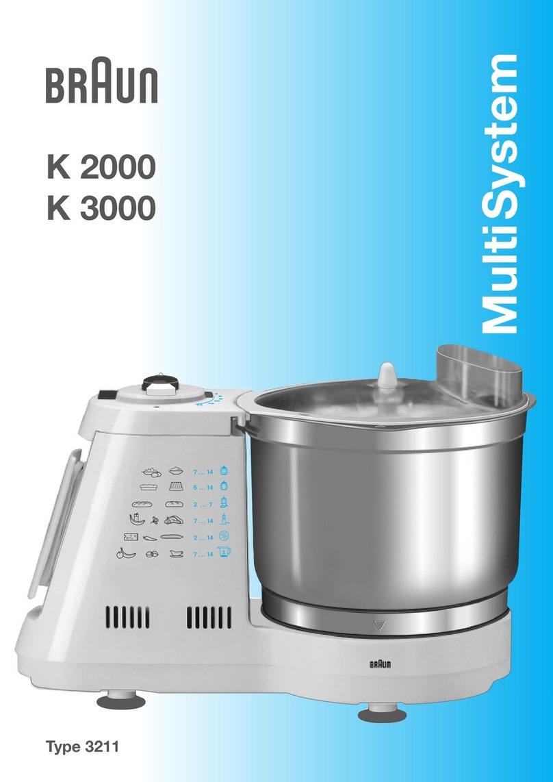 Braun MultiSystem K 2000 manual