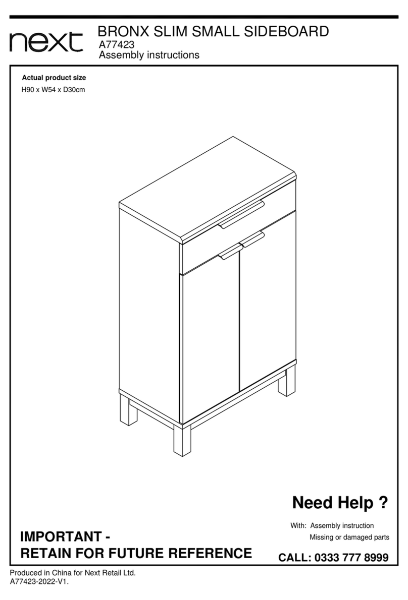 Next BRONX A77423 User manual Next BRONX A77423 User manual