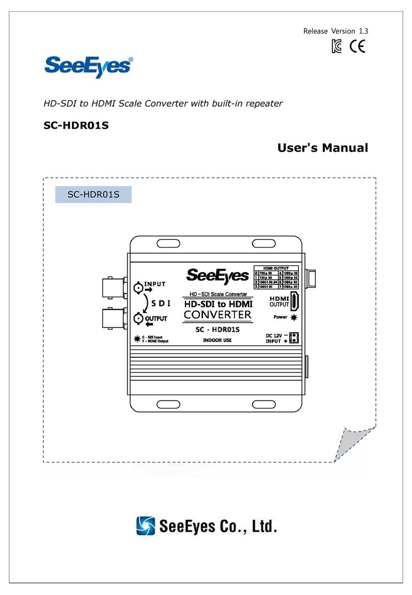 SeeEyes SC-HDR01S user manual