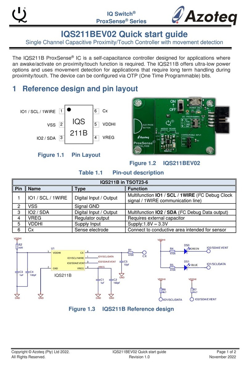 Azoteq ProxSense Series User manual
