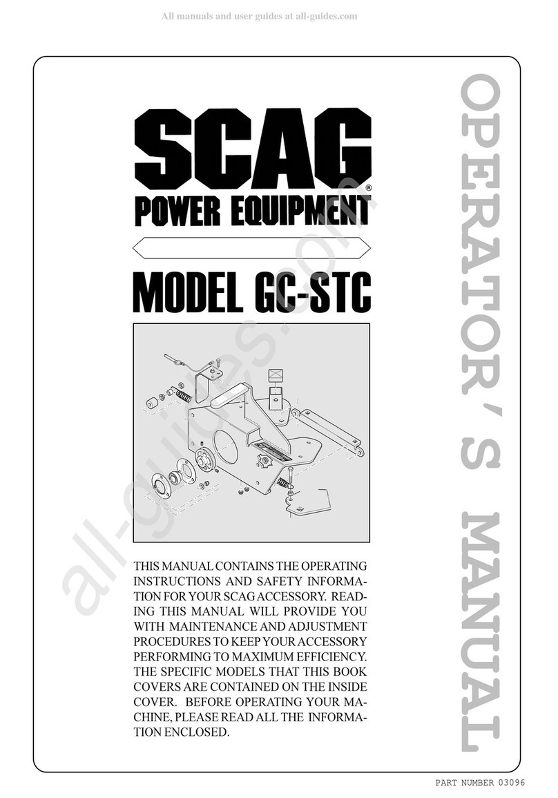 Scag Power Equipment GC-STC User manual