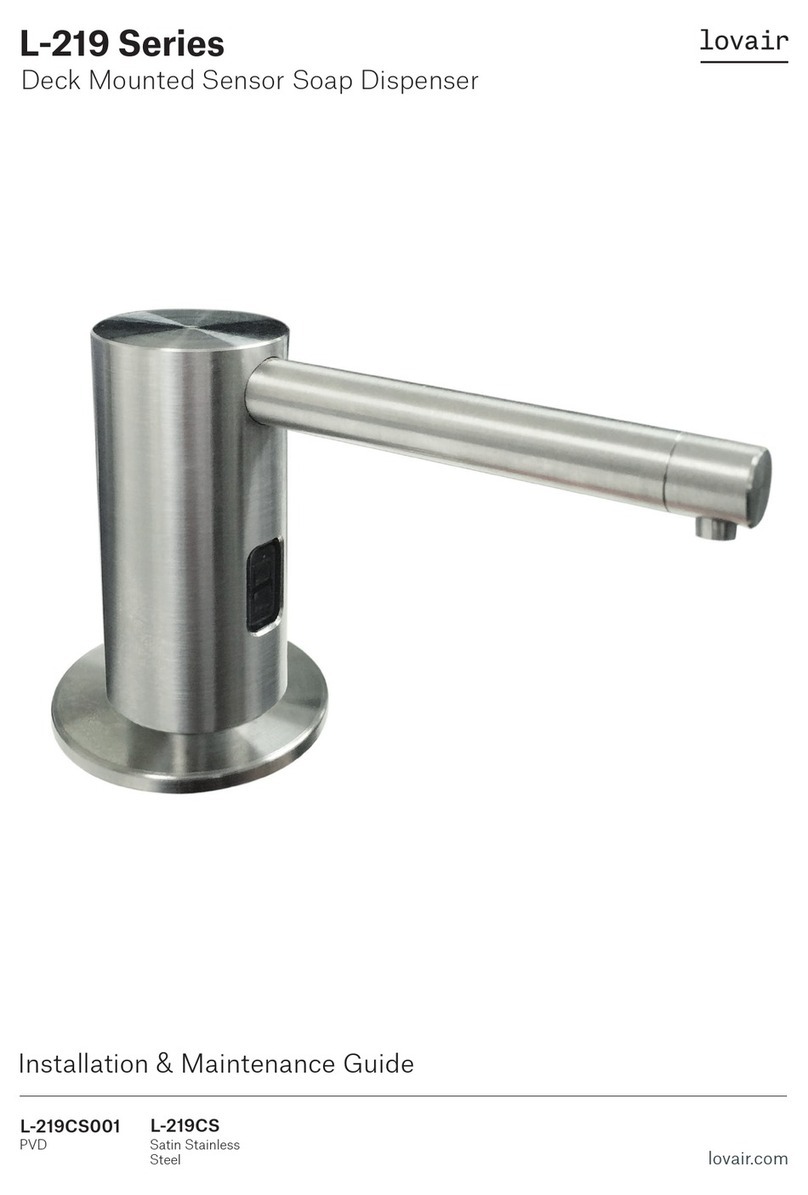 The Splash Lab L-219 Series Installation & maintenance guide The Splash Lab L-219 Series Installation & maintenance guide