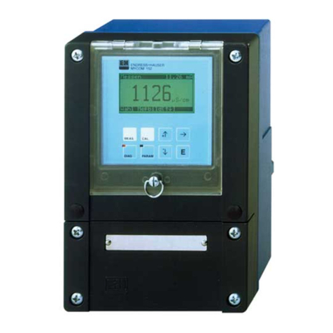 Endress+Hauser Mycom CLM 152 operating instructions