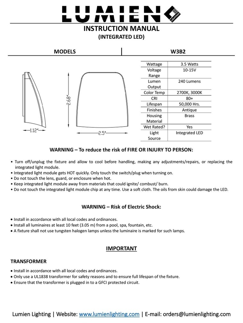 LUMIEN W3B2 User manual