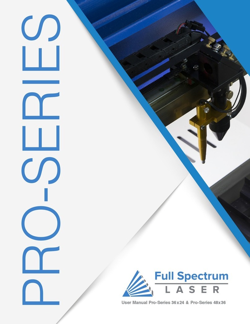Full Spectrum Laser Pro Series User manual