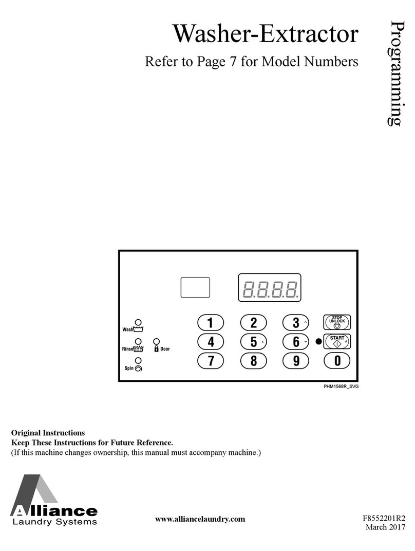 Alliance Laundry Systems UWH045K1L User manual Alliance Laundry Systems UWH045K1L User manual