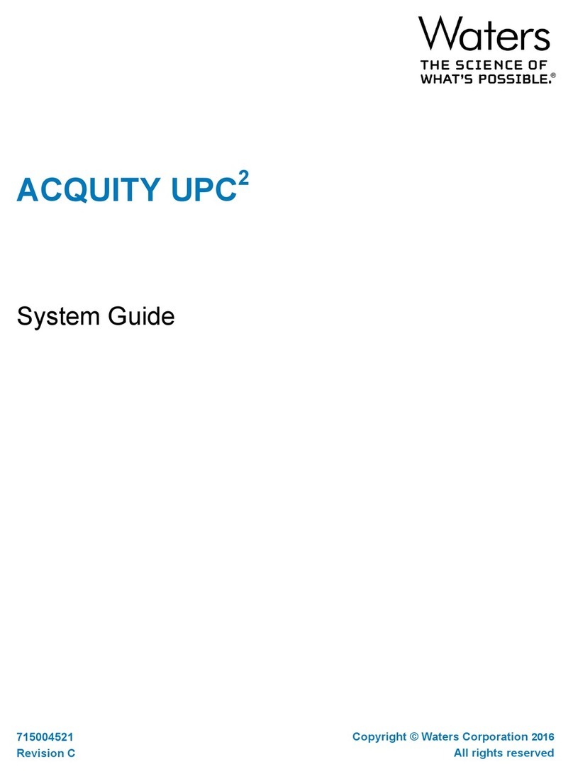 Waters ACQUITY UPC2 Parts list manual