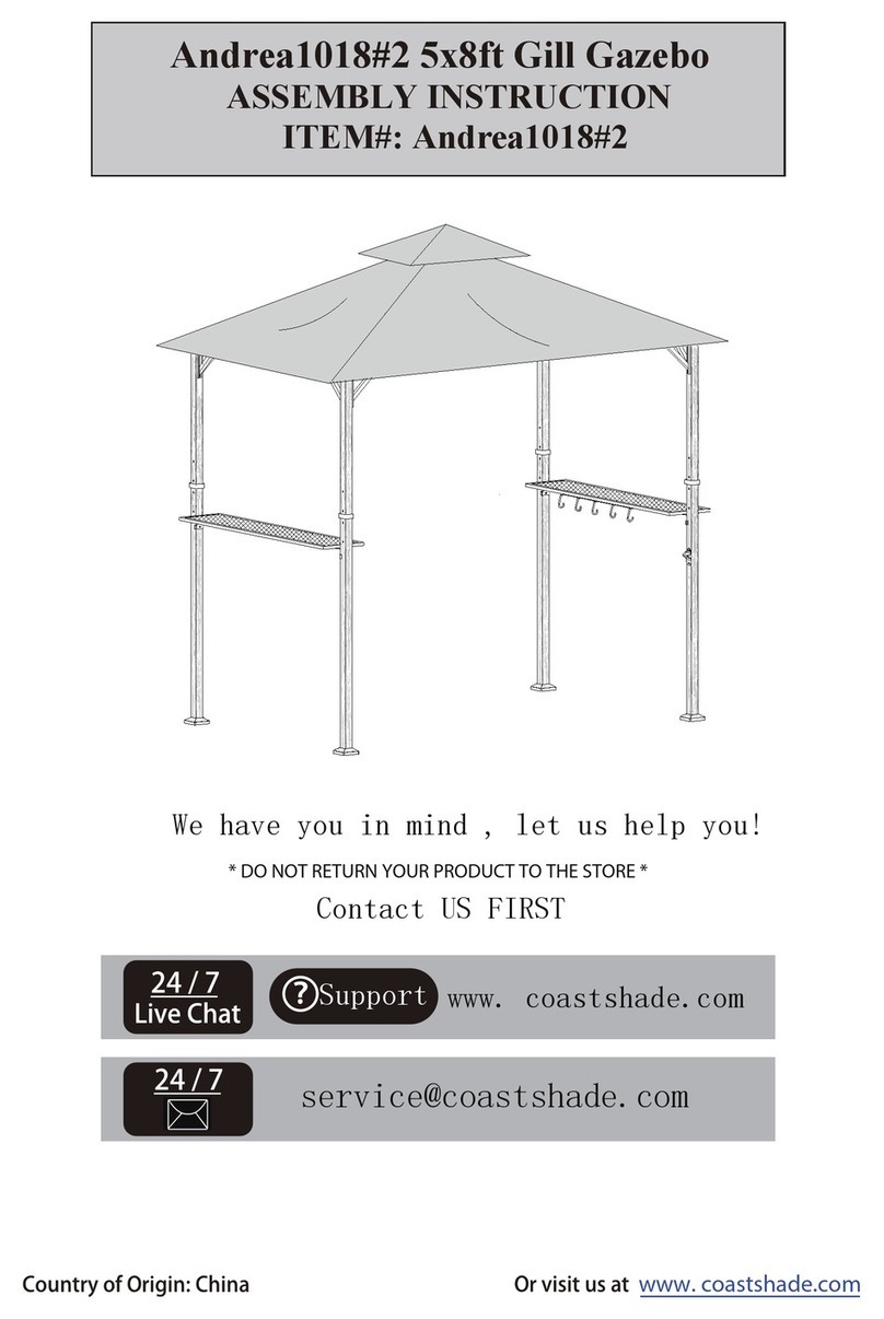 coastshade Andrea1018#2 Assembly instruction