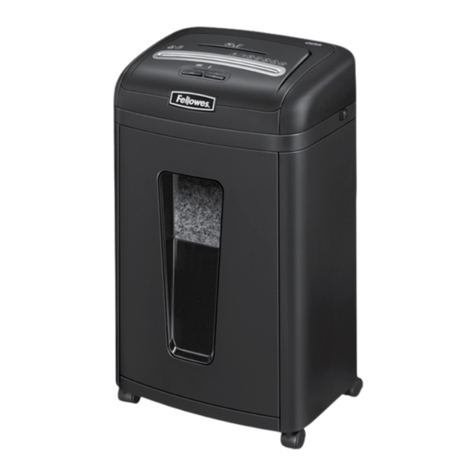 Fellowes POWERSHRED 450Ms User manual
