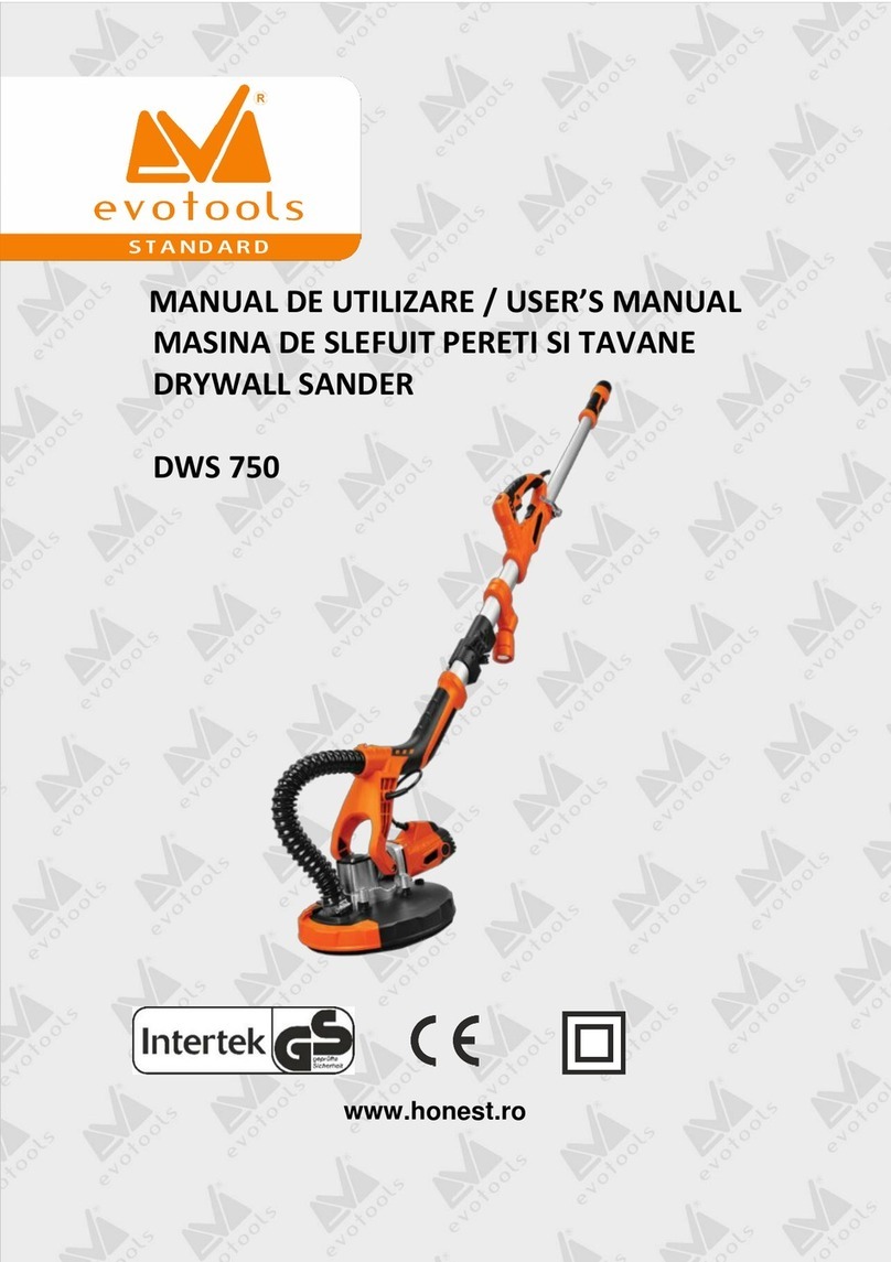 Evotools DWS 750 User manual
