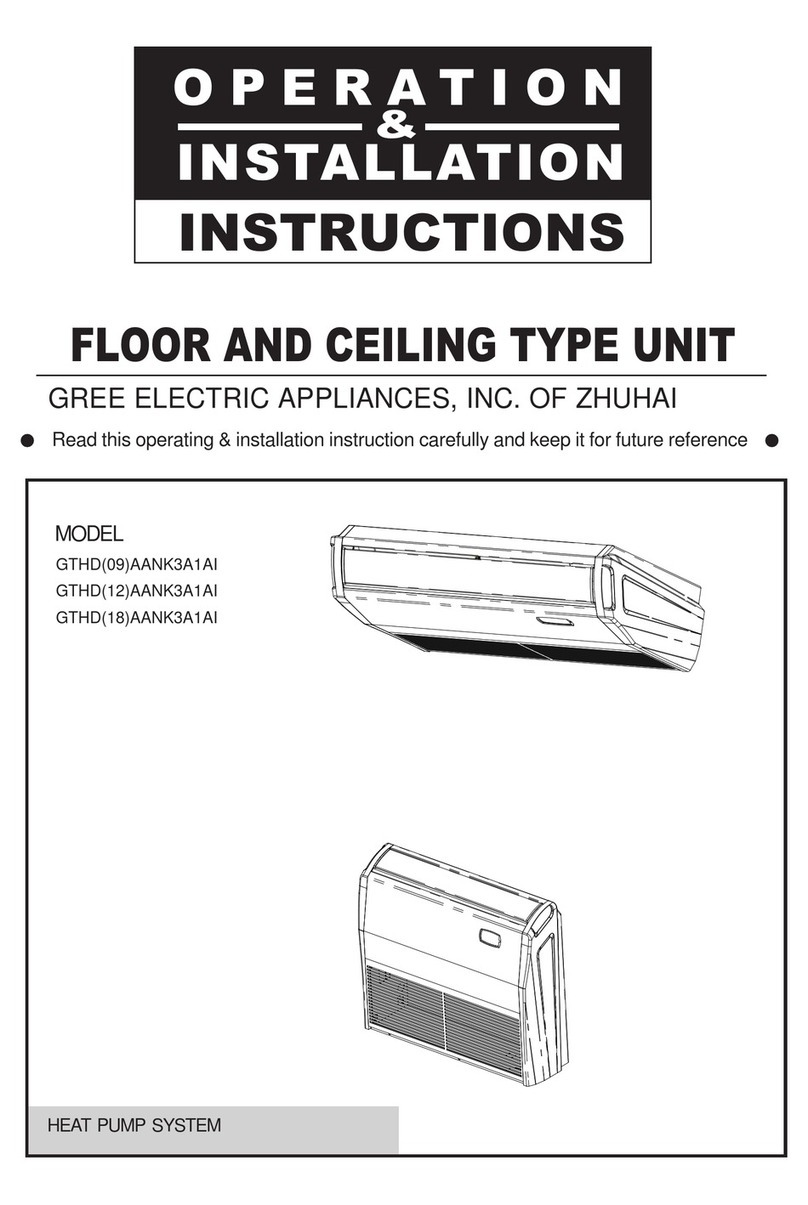 Gree GTHD(09)AANK3A1AI User manual